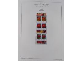 1951/2020, je postfrische und gestempelte Sammlung “waagerechte Paare”, dabei u.a. Posthornsatz postfrisch (20 Pfg. kleine gu