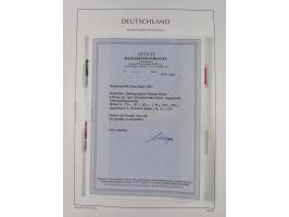 1951/2020, je postfrische und gestempelte Sammlung “waagerechte Paare”, dabei u.a. Posthornsatz postfrisch (20 Pfg. kleine gu