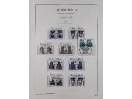 1951/2020, je postfrische und gestempelte Sammlung “waagerechte Paare”, dabei u.a. Posthornsatz postfrisch (20 Pfg. kleine gu