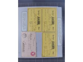 BASEL BADISCHER BAHNHOF: 1852/1970 (ca.), meist ausstellungsmäßig aufgezogene Sammlung auf über 50 Blättern, dabei frühe Reis