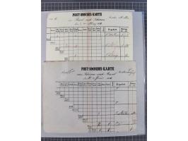 BASEL BADISCHER BAHNHOF: 1852/1970 (ca.), meist ausstellungsmäßig aufgezogene Sammlung auf über 50 Blättern, dabei frühe Reis