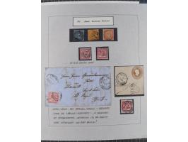 BASEL BADISCHER BAHNHOF: 1852/1970 (ca.), meist ausstellungsmäßig aufgezogene Sammlung auf über 50 Blättern, dabei frühe Reis