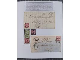 BASEL BADISCHER BAHNHOF: 1852/1970 (ca.), meist ausstellungsmäßig aufgezogene Sammlung auf über 50 Blättern, dabei frühe Reis