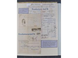 BASEL BADISCHER BAHNHOF: 1852/1970 (ca.), meist ausstellungsmäßig aufgezogene Sammlung auf über 50 Blättern, dabei frühe Reis