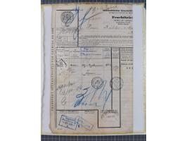 BASEL BADISCHER BAHNHOF: 1852/1970 (ca.), meist ausstellungsmäßig aufgezogene Sammlung auf über 50 Blättern, dabei frühe Reis