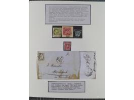 BASEL BADISCHER BAHNHOF: 1852/1970 (ca.), meist ausstellungsmäßig aufgezogene Sammlung auf über 50 Blättern, dabei frühe Reis