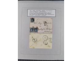 BASEL BADISCHER BAHNHOF: 1852/1970 (ca.), meist ausstellungsmäßig aufgezogene Sammlung auf über 50 Blättern, dabei frühe Reis