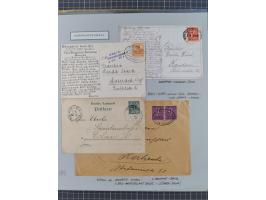 BASEL BADISCHER BAHNHOF: 1852/1970 (ca.), meist ausstellungsmäßig aufgezogene Sammlung auf über 50 Blättern, dabei frühe Reis