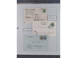 BASEL BADISCHER BAHNHOF: 1852/1970 (ca.), meist ausstellungsmäßig aufgezogene Sammlung auf über 50 Blättern, dabei frühe Reis