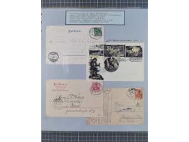 BASEL BADISCHER BAHNHOF: 1852/1970 (ca.), meist ausstellungsmäßig aufgezogene Sammlung auf über 50 Blättern, dabei frühe Reis