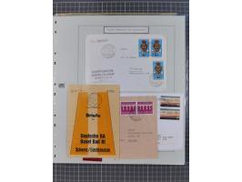 BASEL BADISCHER BAHNHOF: 1852/1970 (ca.), meist ausstellungsmäßig aufgezogene Sammlung auf über 50 Blättern, dabei frühe Reis