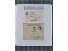 BASEL BADISCHER BAHNHOF: 1852/1970 (ca.), meist ausstellungsmäßig aufgezogene Sammlung auf über 50 Blättern, dabei frühe Reis