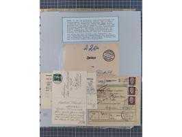 BASEL BADISCHER BAHNHOF: 1852/1970 (ca.), meist ausstellungsmäßig aufgezogene Sammlung auf über 50 Blättern, dabei frühe Reis