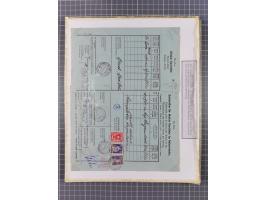 BASEL BADISCHER BAHNHOF: 1852/1970 (ca.), meist ausstellungsmäßig aufgezogene Sammlung auf über 50 Blättern, dabei frühe Reis