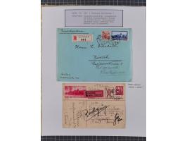 BASEL BADISCHER BAHNHOF: 1852/1970 (ca.), meist ausstellungsmäßig aufgezogene Sammlung auf über 50 Blättern, dabei frühe Reis