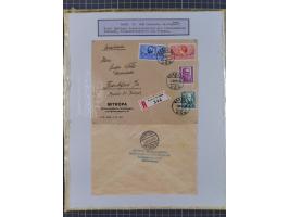 BASEL BADISCHER BAHNHOF: 1852/1970 (ca.), meist ausstellungsmäßig aufgezogene Sammlung auf über 50 Blättern, dabei frühe Reis