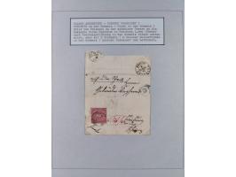 1850/70 (ca.), GRENZRAYON, 27 fast ausschließlich frankierte Briefe bzw. Ganzsachen, dabei 2 Charge-Briefe