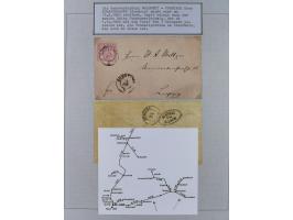 1850/70 (ca.), GRENZRAYON, 27 fast ausschließlich frankierte Briefe bzw. Ganzsachen, dabei 2 Charge-Briefe