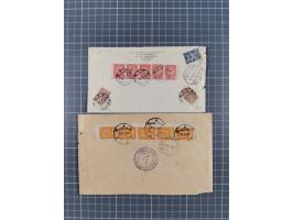1920/23, 8 covers and card including some better frankings, usage from Kolchak, Chita, and Far East Republic issues, register