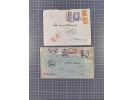 1900/24, 24 covers &amp; cards including P.O. abroad, Cavalla, Salonique, Levant P.O., censors, registered and incoming mail,