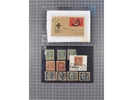 1942/44, ungebrauchte/gestempelte Sammlung mit Doubletten, dabei bessere Stücke mit u.a. Fischer-Nr. 15 auf kleinformatiger W