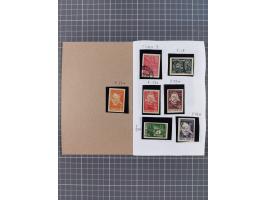 1942/44, ungebrauchte/gestempelte Sammlung mit Doubletten, dabei bessere Stücke mit u.a. Fischer-Nr. 15 auf kleinformatiger W