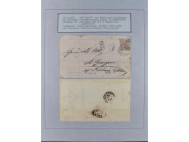 1810/80 (ca.), kleine Partie mit über 50 Briefen und Ganzsachen, dabei viele Grenzrayon-Belege mit auch Drucksachen und 2.Gew