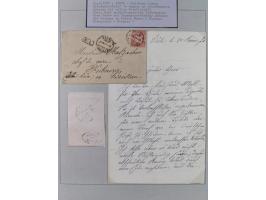 1810/80 (ca.), kleine Partie mit über 50 Briefen und Ganzsachen, dabei viele Grenzrayon-Belege mit auch Drucksachen und 2.Gew