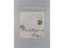 1810/80 (ca.), kleine Partie mit über 50 Briefen und Ganzsachen, dabei viele Grenzrayon-Belege mit auch Drucksachen und 2.Gew