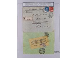 1810/80 (ca.), kleine Partie mit über 50 Briefen und Ganzsachen, dabei viele Grenzrayon-Belege mit auch Drucksachen und 2.Gew