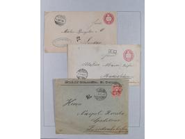 1810/80 (ca.), kleine Partie mit über 50 Briefen und Ganzsachen, dabei viele Grenzrayon-Belege mit auch Drucksachen und 2.Gew