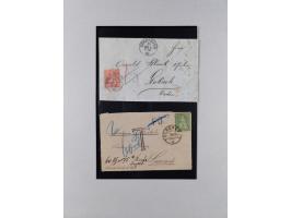 1810/80 (ca.), kleine Partie mit über 50 Briefen und Ganzsachen, dabei viele Grenzrayon-Belege mit auch Drucksachen und 2.Gew