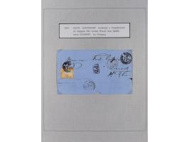 1810/80 (ca.), kleine Partie mit über 50 Briefen und Ganzsachen, dabei viele Grenzrayon-Belege mit auch Drucksachen und 2.Gew