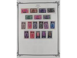 1922/33, Collection on five Scott Album leaves, mint never hinged, including postage due stamps, very fine