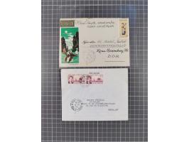 1944/82 (ca.), group of 18 covers and cards with various frankings and interesting usages form Indochina, Vietnam and Cambodi