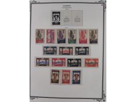 1886/1933, Collection on nine Scott Album leaves, unused and mint never hinged, including postage due stamps, additional few 