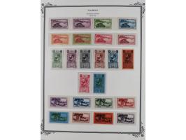 1886/1933, Collection on nine Scott Album leaves, unused and mint never hinged, including postage due stamps, additional few 