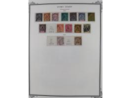 1892/1933, Collection on 17 Scott Album leaves, unused and mint never hinged, from 1913 mainly complete, &nbsp;including post