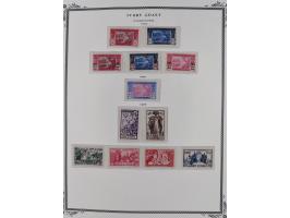 1892/1933, Collection on 17 Scott Album leaves, unused and mint never hinged, from 1913 mainly complete, &nbsp;including post