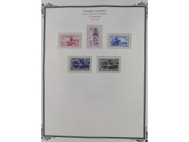 1892/1933, Collection on 17 Scott Album leaves, unused and mint never hinged, from 1913 mainly complete, &nbsp;including post