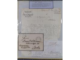 1848/71, kleine Sammlung Badischer Aufstand und Krieg 1870/71, insgesamt 19 Belege, teils mit Feldpost-Stempeln. Ex Dr. Heinz