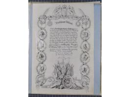 1848/71, kleine Sammlung Badischer Aufstand und Krieg 1870/71, insgesamt 19 Belege, teils mit Feldpost-Stempeln. Ex Dr. Heinz