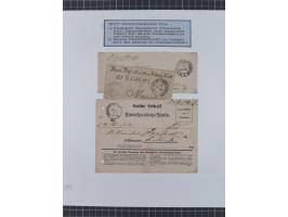 1848/71, kleine Sammlung Badischer Aufstand und Krieg 1870/71, insgesamt 19 Belege, teils mit Feldpost-Stempeln. Ex Dr. Heinz