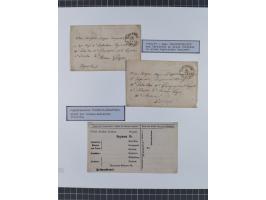 1848/71, kleine Sammlung Badischer Aufstand und Krieg 1870/71, insgesamt 19 Belege, teils mit Feldpost-Stempeln. Ex Dr. Heinz