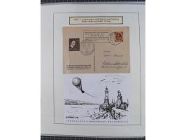 1800/1970 (ca.) interessante Material-Sammlung von etwa 250 Belegen und wenigen Marken, dabei u.a. Dt. Reich Ersttagsstempel 