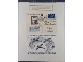 1800/1970 (ca.) interessante Material-Sammlung von etwa 250 Belegen und wenigen Marken, dabei u.a. Dt. Reich Ersttagsstempel 