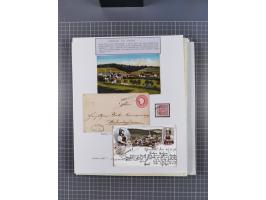 1800/1970 (ca.), HEIMATGESCHICHTE BADENS, umfangreiche Materialsammlung, teils ausstellungsmäßig aufgezogen, mit einigen hund