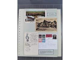 1800/1970 (ca.), HEIMATGESCHICHTE BADENS, umfangreiche Materialsammlung, teils ausstellungsmäßig aufgezogen, mit einigen hund