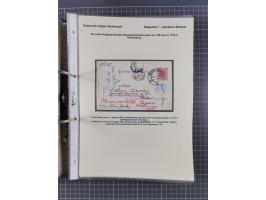 1756/1993 (ca.), reichhaltige Heimatsammlung “KLAGENFURT” mit über 650 Briefen und Karten, ab Vorphilatelie, dabei auch Posts