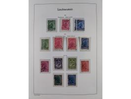 1912/85, Sammlung in gestempelter Erhaltung auf Leuchtturm Vordruckblättern ab 1-3, dabei Mi.3ya, 53-60, 72-77, 82-89, 94-107